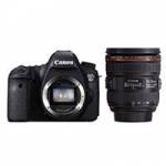Canon EOS 6D 20.2 Megapixel Full Frame Digital SLR Camera with EF 24-70mm f/4L IS USM lens (8035B038AA) Canon EOS 6D 20.2 Megapixel Full Frame Digital SLR Camera with EF 24-70mm f/4L IS USM lens (8035B038AA)
